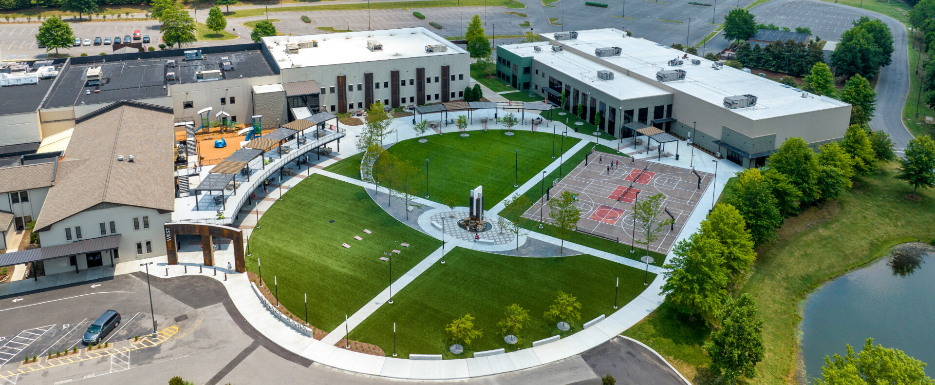 outdoor church design | Visioneering Studios with Legacy Park at Long Hollow Church, Hendersonville, TN